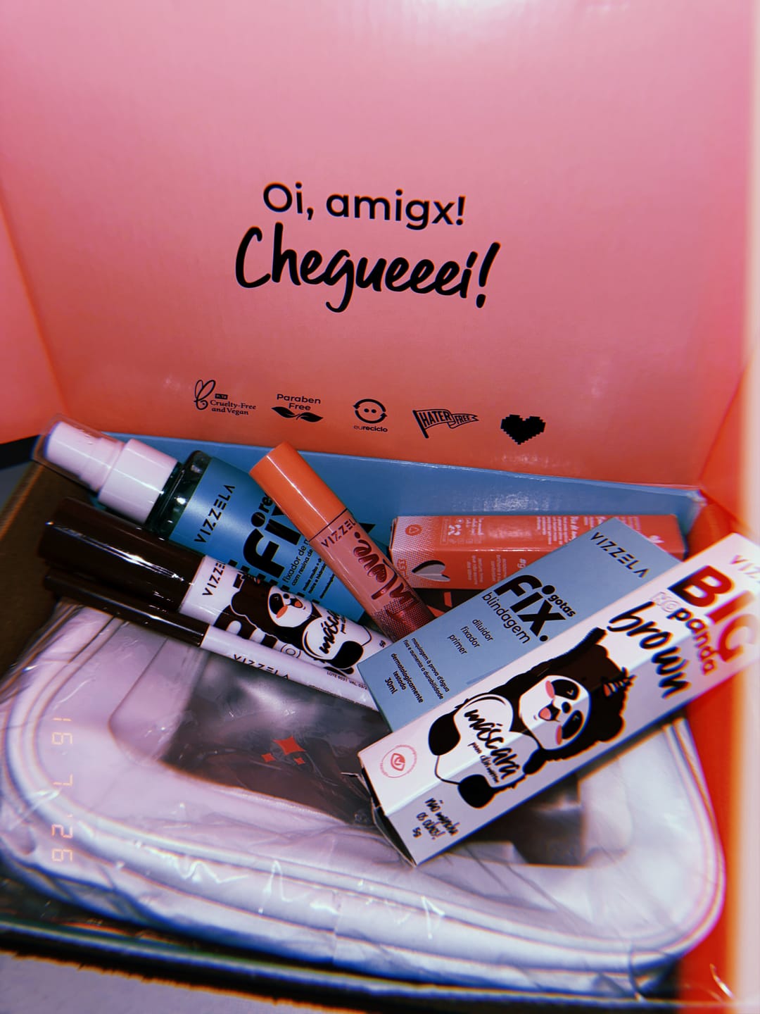 Customer photo review of Mini Fixador De Maquiagem Real Fix