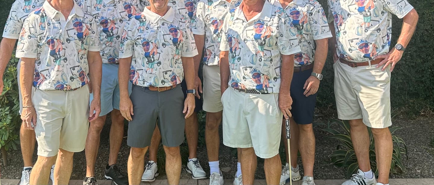 Customer photo review of The Best Gift For Golf Dad, Uncle, Husband... - Personalized Golf Polo Shirt