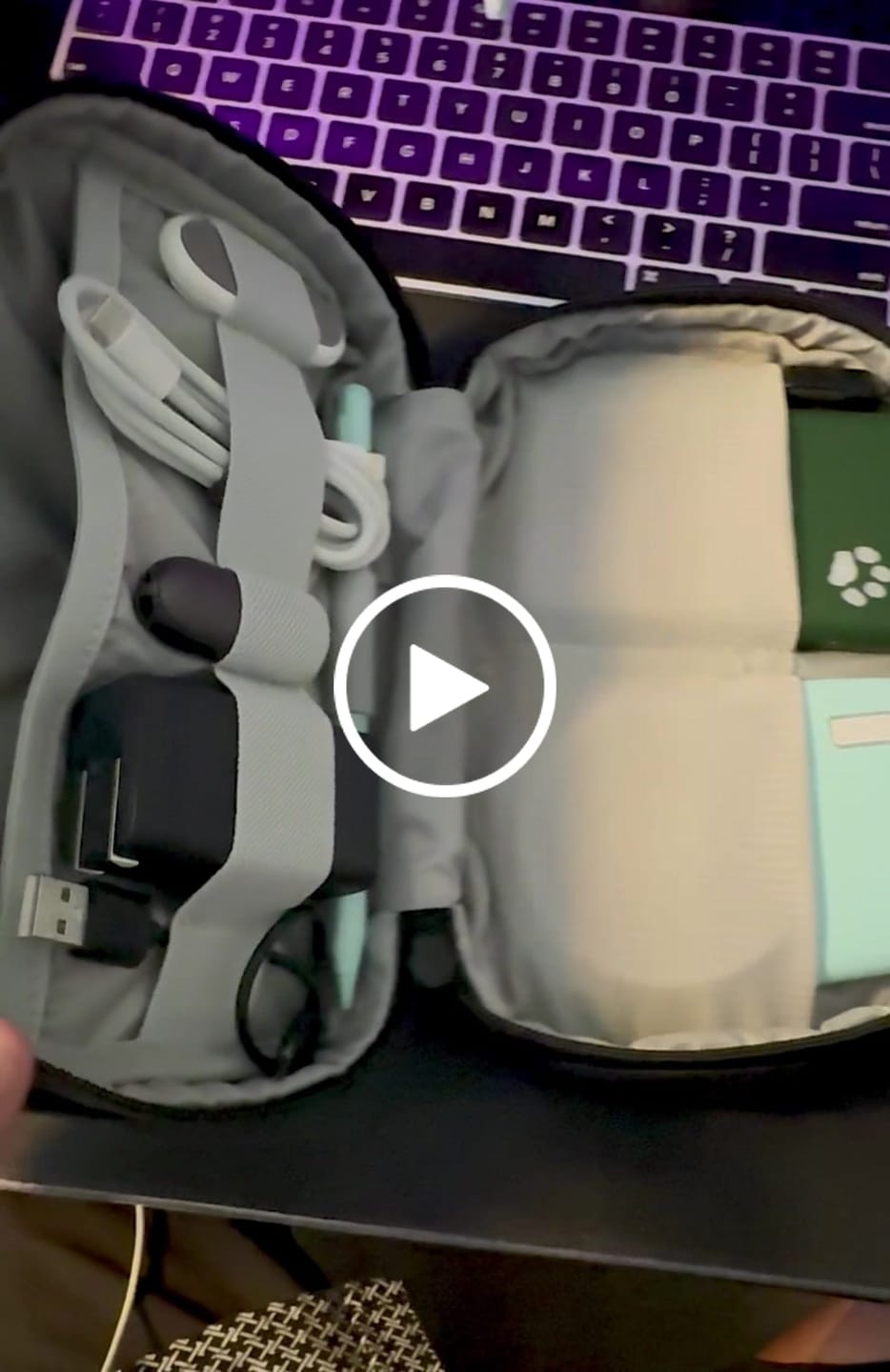 Customer video review of Tech Organizer
