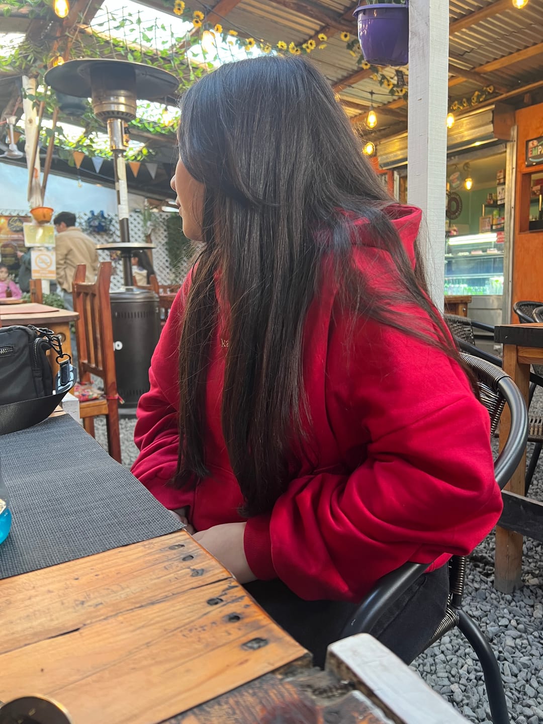 Customer photo review of (PRE-VENTA) POLERÓN HOODIE ROJO - OVERSIZE CON GORRO LOGO Y ESPALDA BORDADO