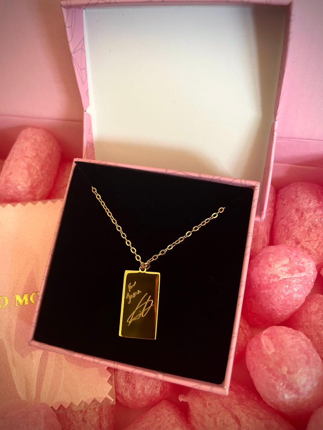 Customer photo review of Zeichnung | Plainkette + Gravur