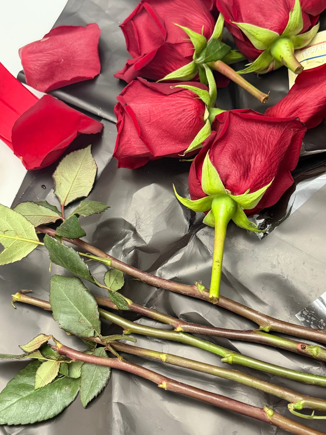 Customer photo review of Red Rose Bouquet