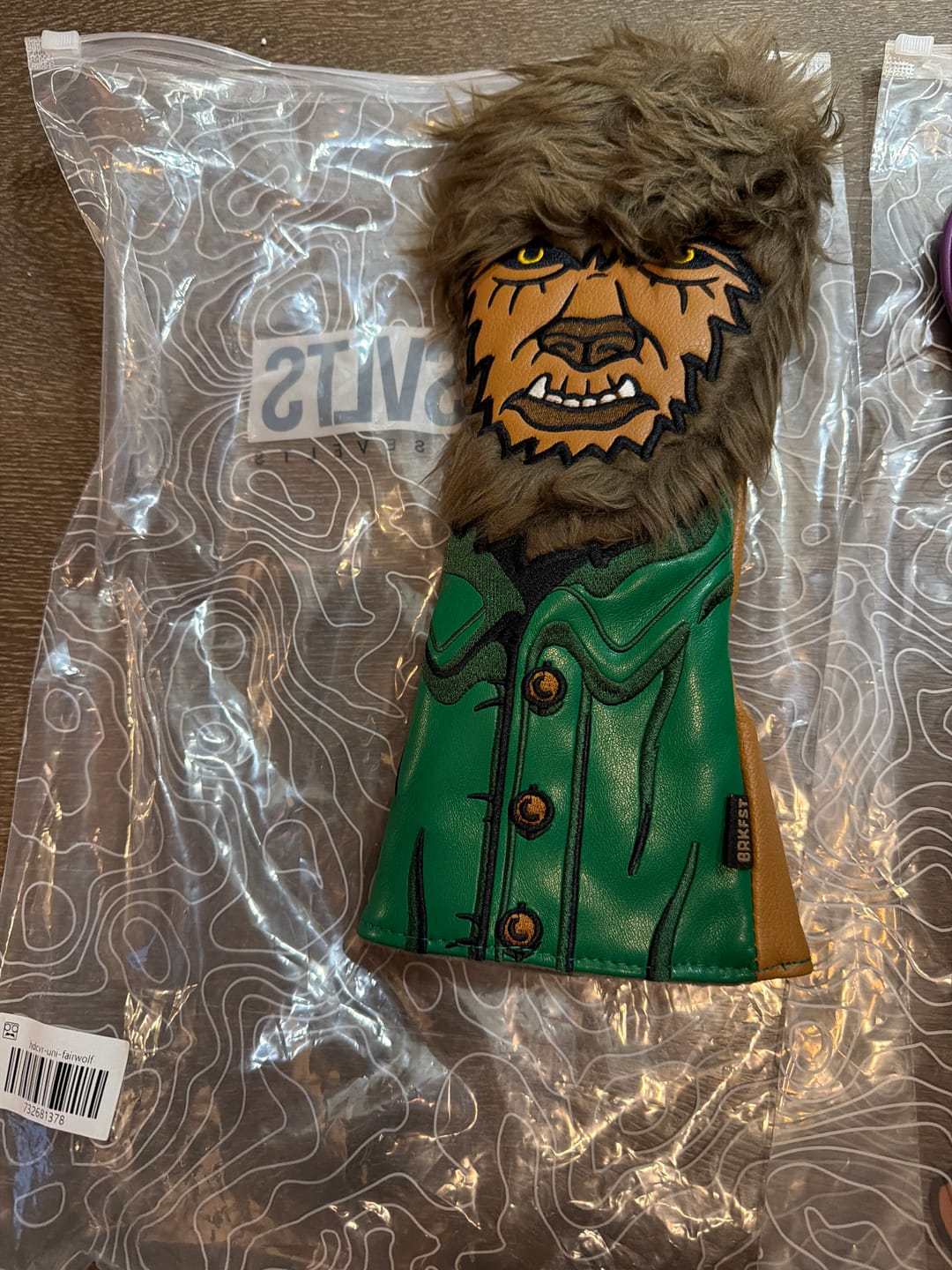 Customer photo review of Universal Monsters "Wolf Man" – Fairway Headcover