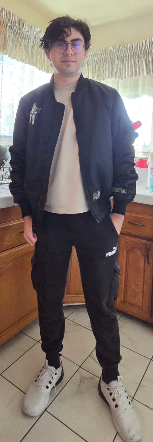 Customer photo review of Pacifist MA-1  Bomber Jacket (Slim Fit)