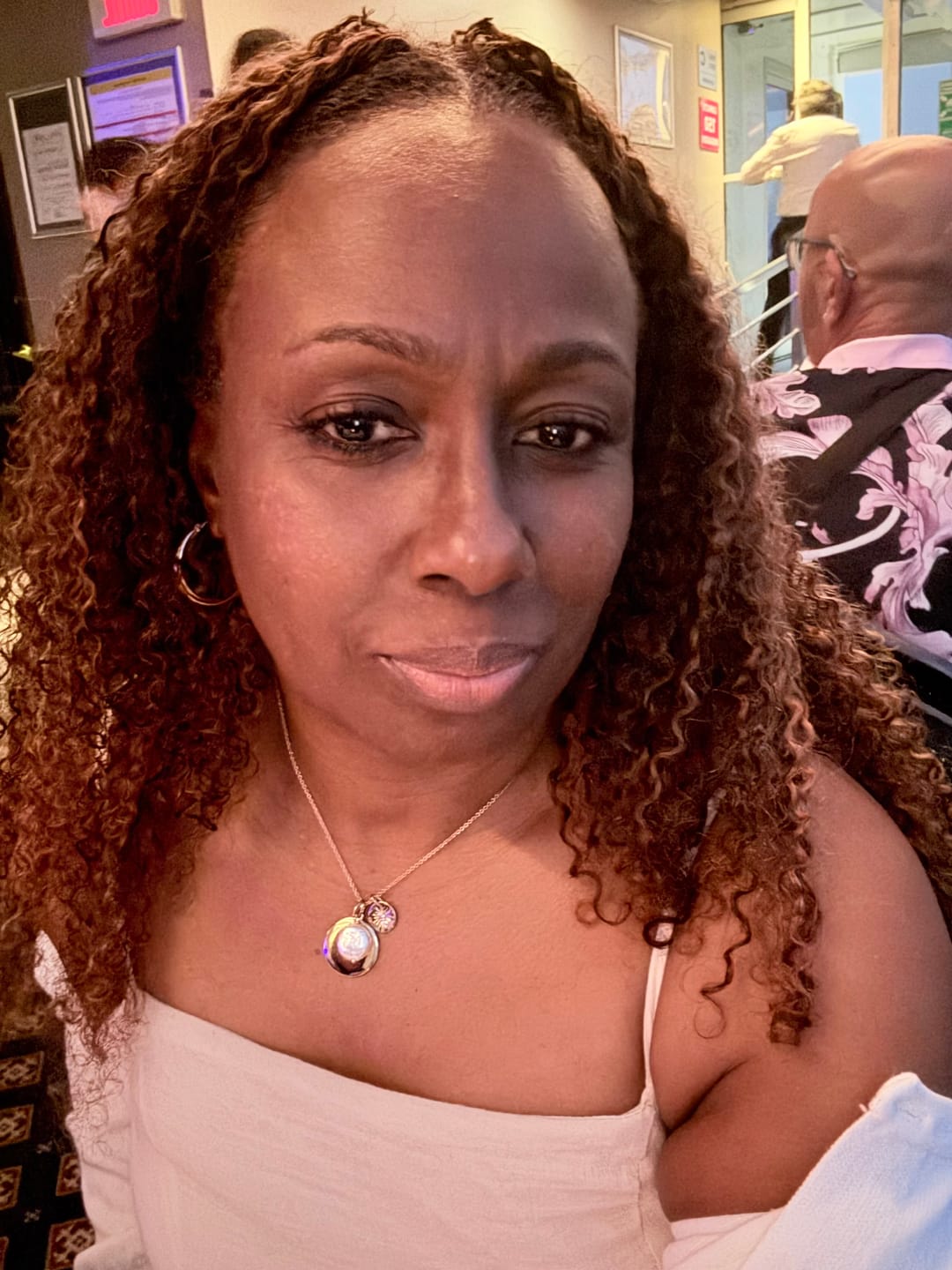 Customer photo review of Water Deep Wave Feather Crochet Hair