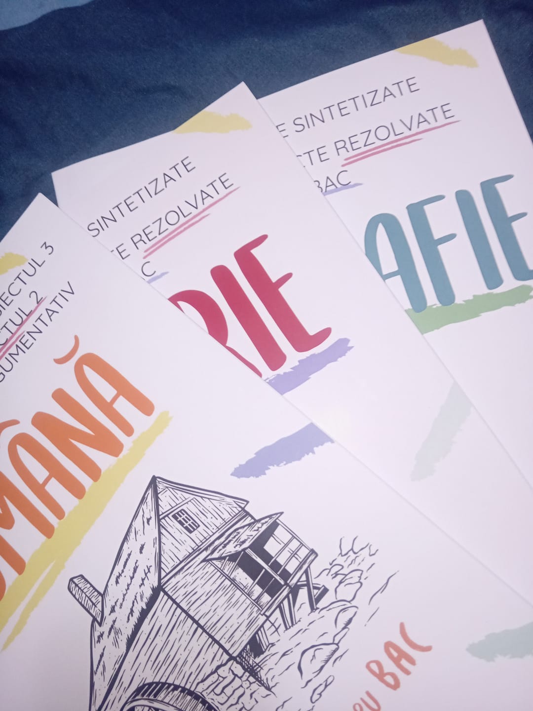 Customer photo review of Pachet Bacalaureat (Română + Istorie + Geografie) Bacademia