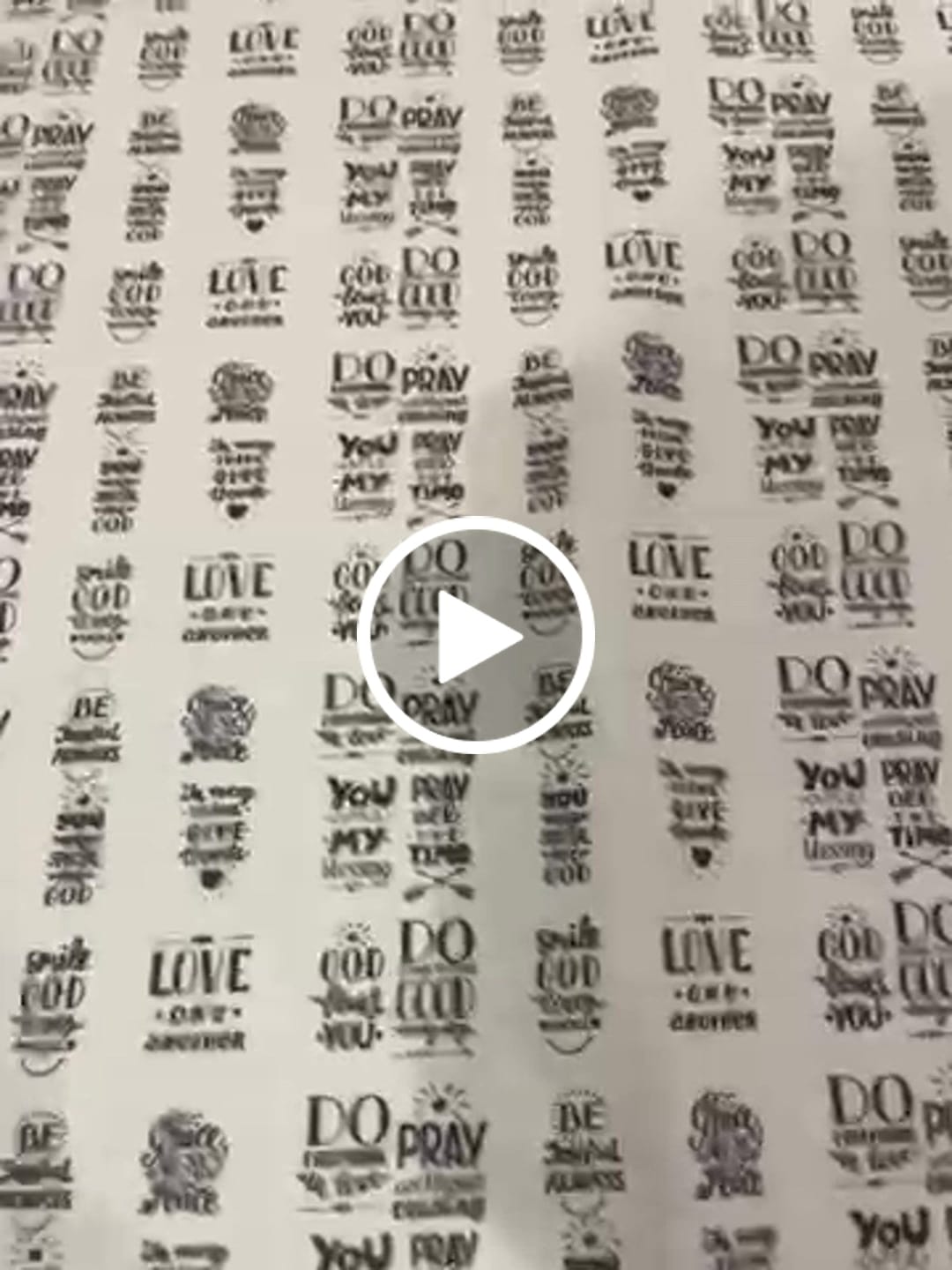 Customer video review of Christian Quotes #2 Fabric