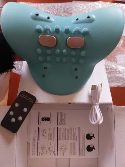 Customer photo review of Electric Neck Relief Stretcher