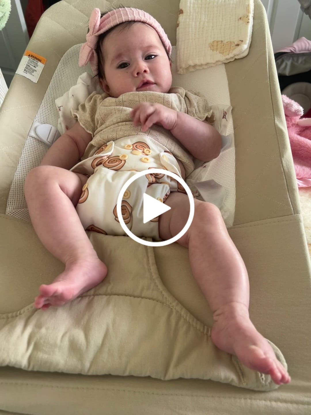 Customer video review of Food: Essentials Pocket Cloth Diaper with Athletic Wicking Jersey, Grows with your Baby