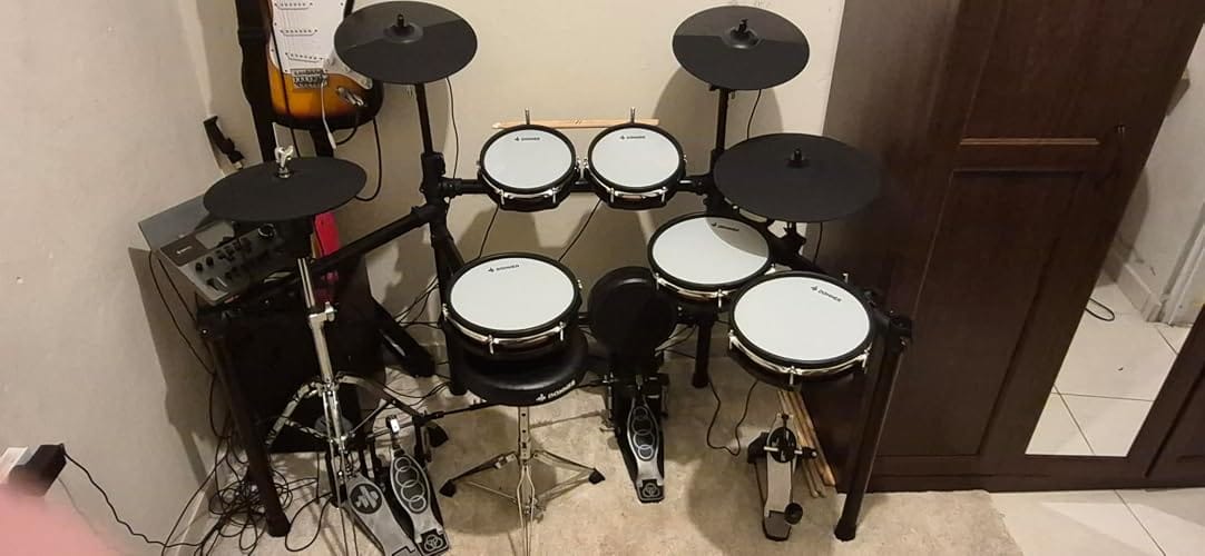 Customer photo review of Donner DED-300 PRO Electronic Drum Set with Independent Hi-Hat