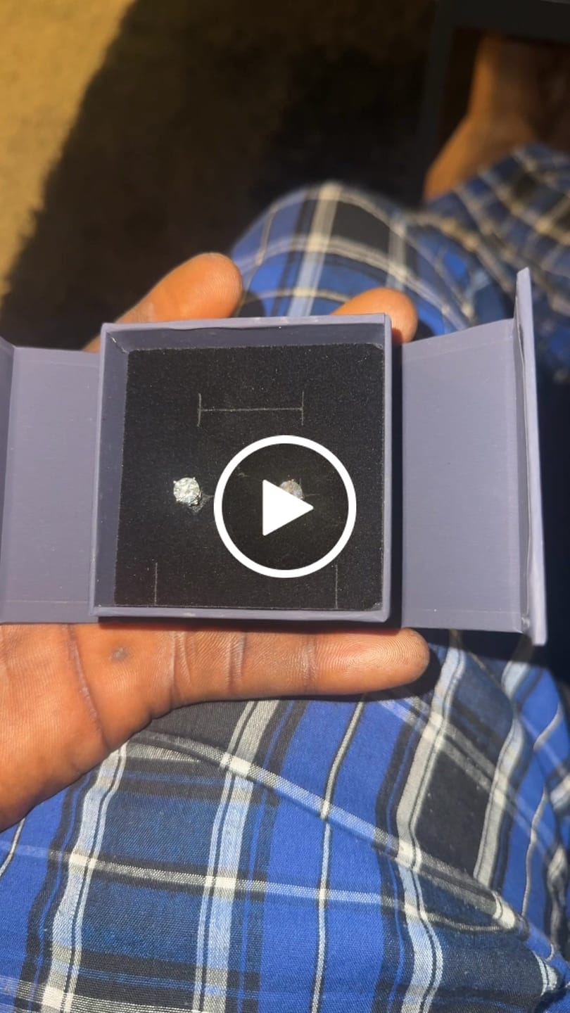 Customer video review of 6MM Moissanite Earrings