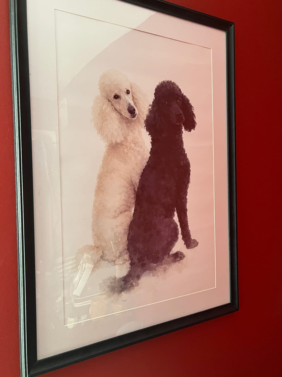 Customer photo review of Water colors - Personalized Poster