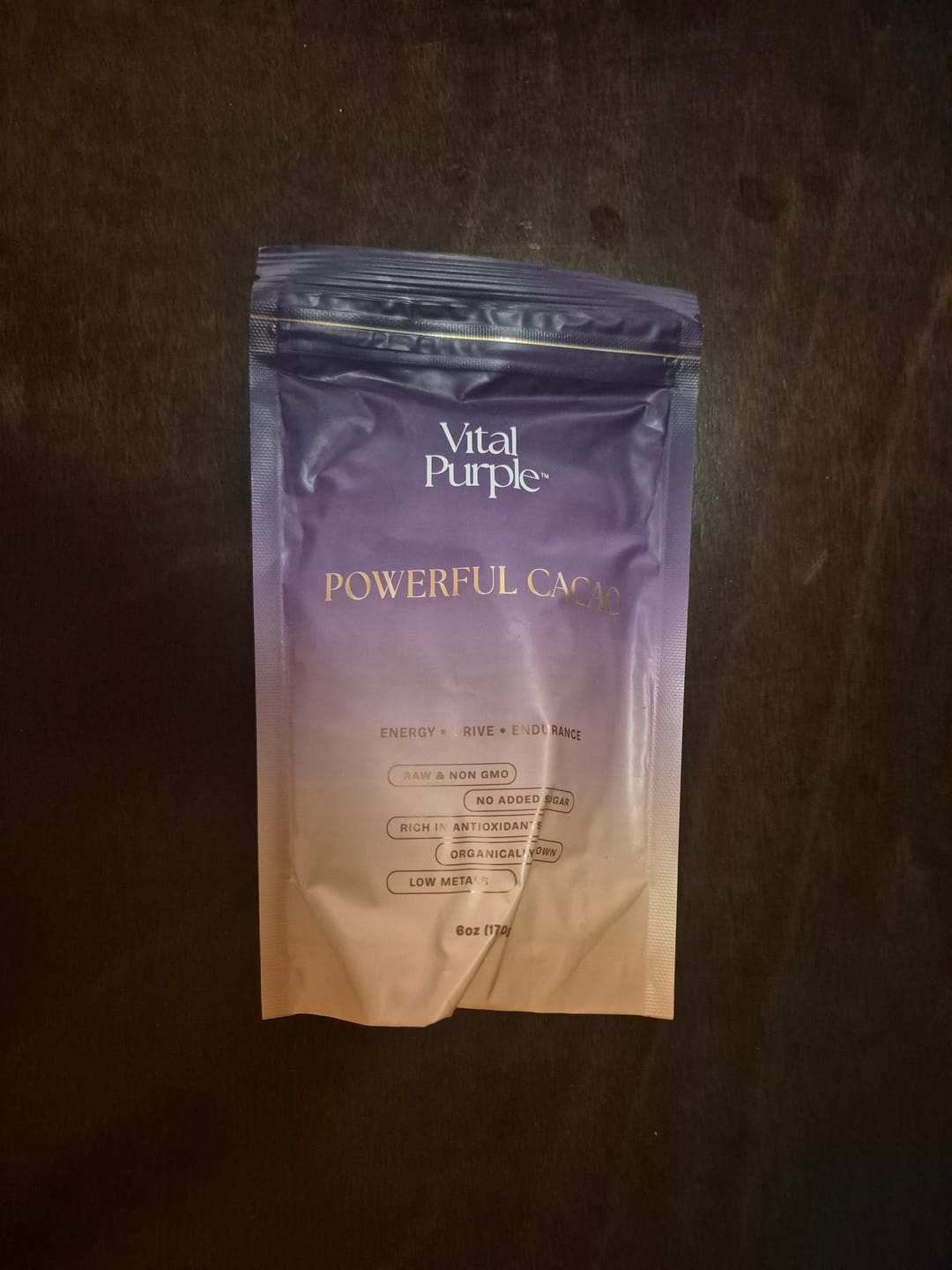 Customer photo review of Organic High Flavanol Cocoa Powder | Purple Cacao Powder | 25% Fat