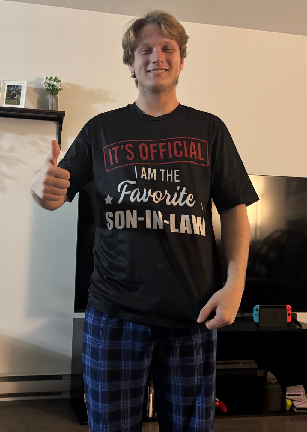 Customer photo review of I Am The Favorite Son-In-Law - Best Gift For Son-In-Law Classic T-Shirt