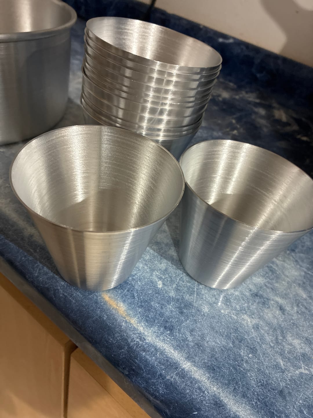 Customer photo review of Set de 12 Moldes de Muffin de Aluminio