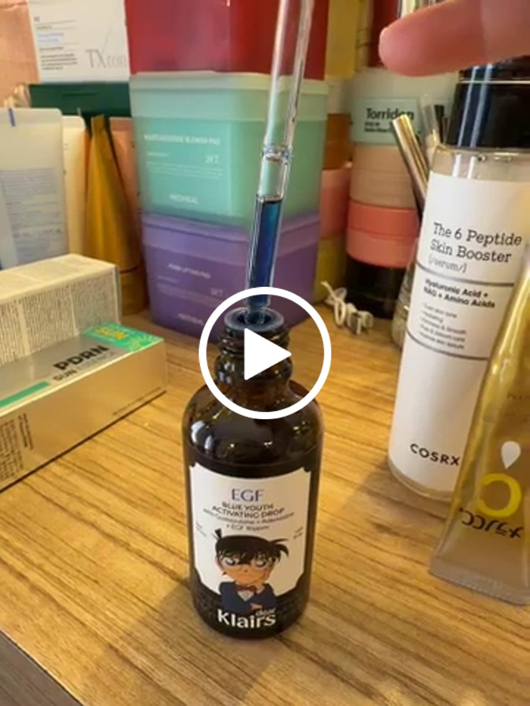 Customer video review of EGF Blue Youth Activating Drop | EGF Peptide Serum