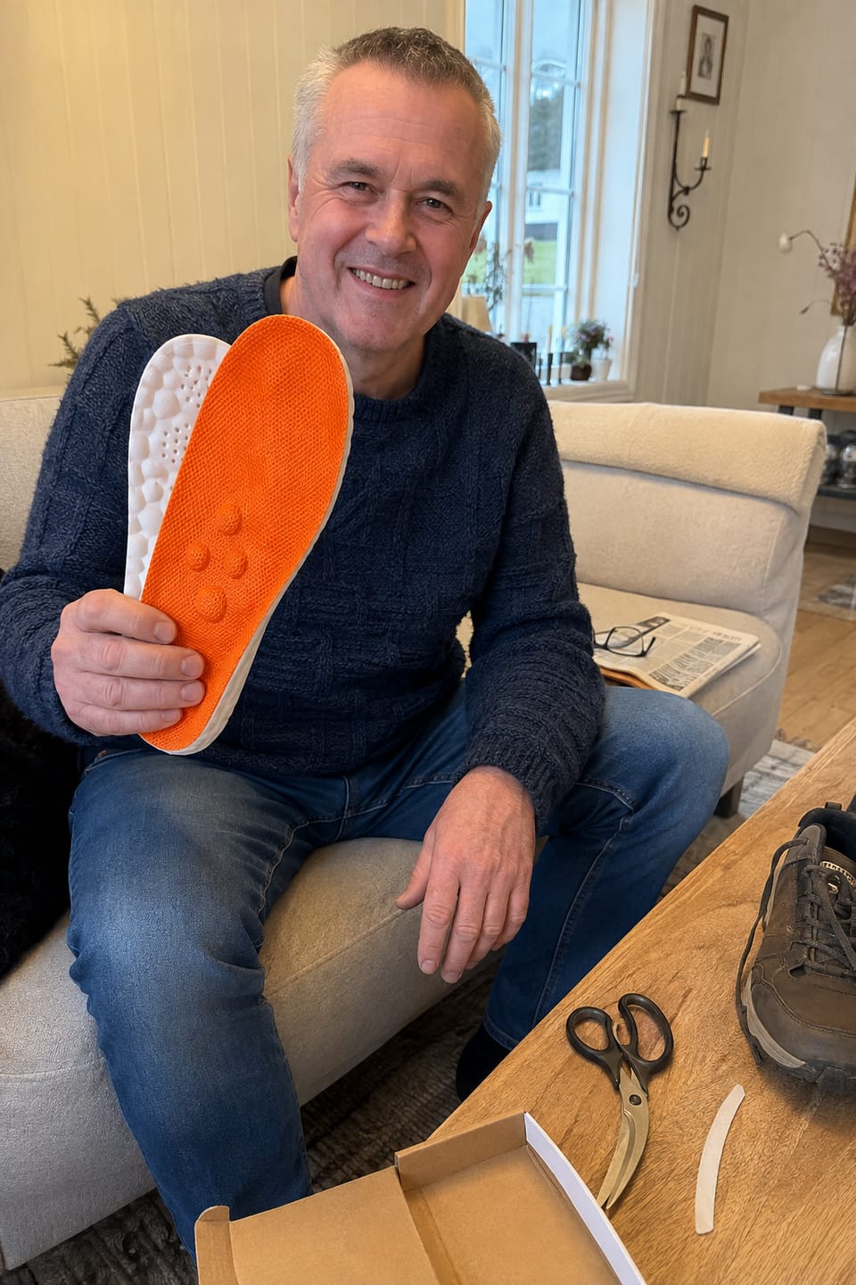 Customer photo review of Massage Insoles