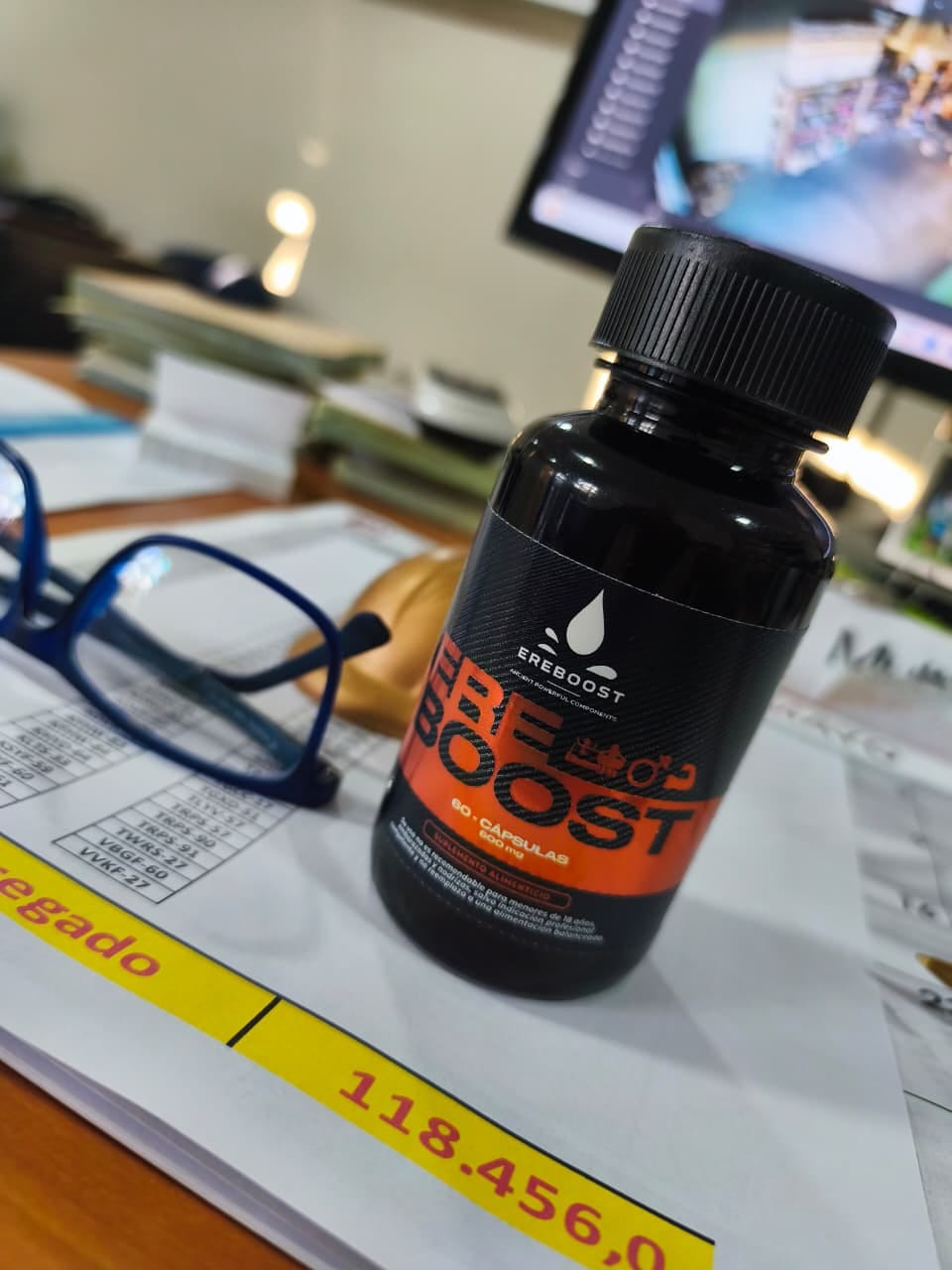 Customer photo review of EREBOOST | 60 Cápsulas | Pack 3 meses