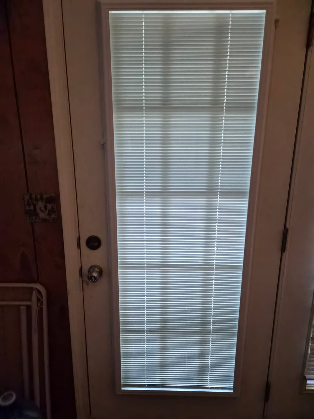 Customer photo review of Add On Blinds Kit (installs on top of existing door glass)