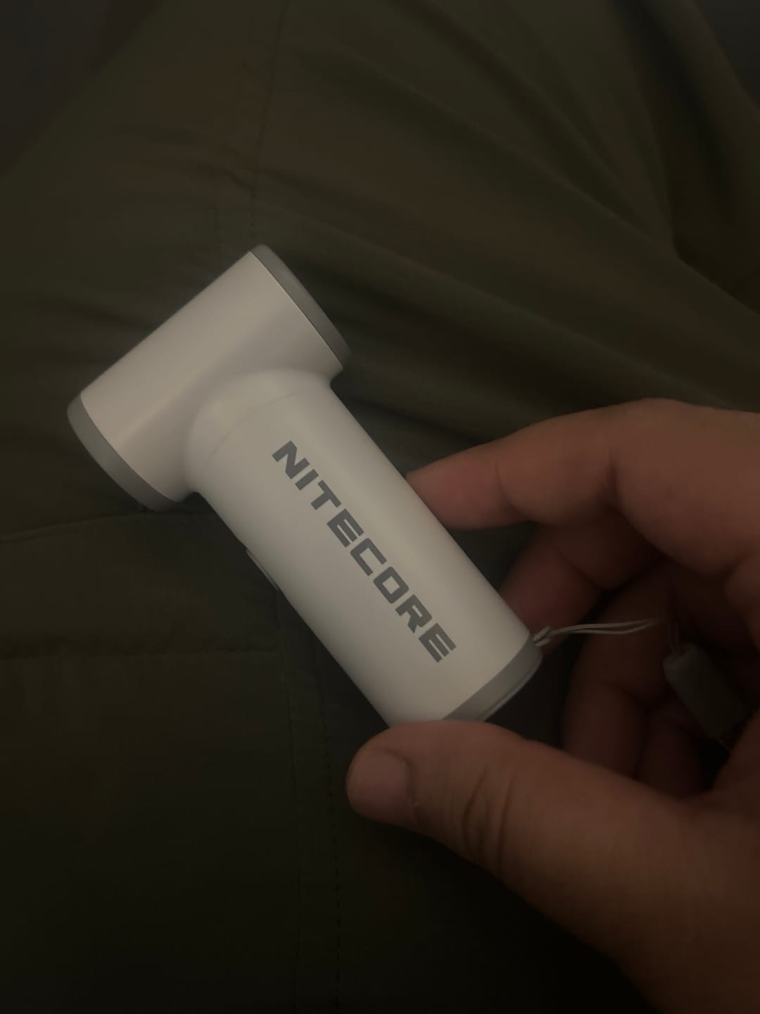Customer photo review of NEF Nano - Palm-Sized High-Speed Handheld Fan