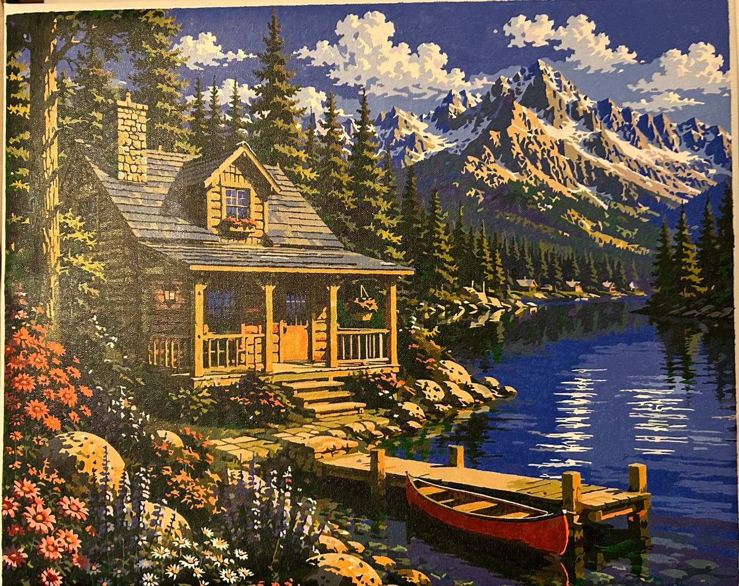 Customer photo review of Morning at the Lake