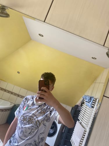 Customer photo review of Italy "Versace" White Limited Jersey