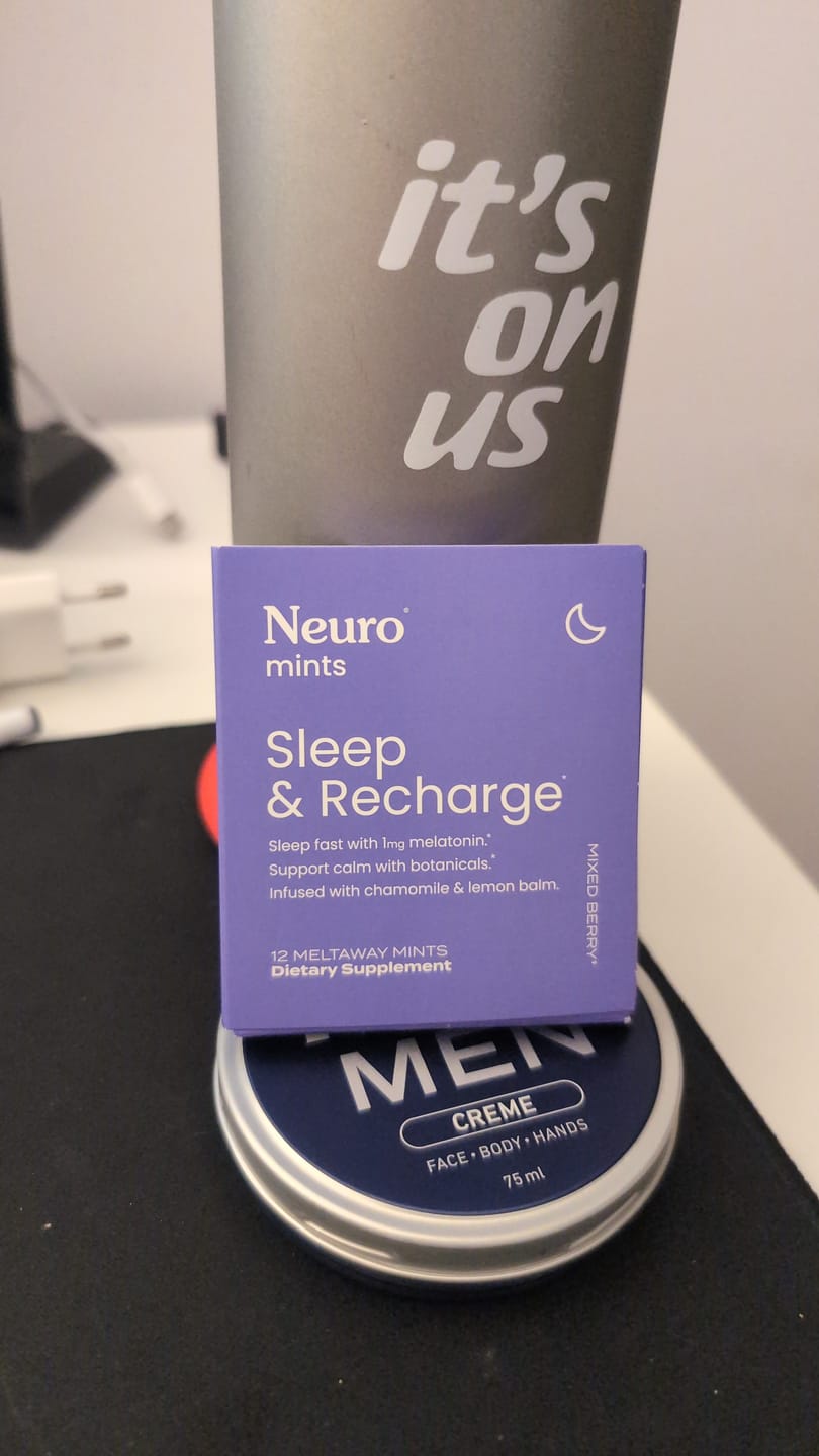 Customer photo review of Sleep & Recharge Mints