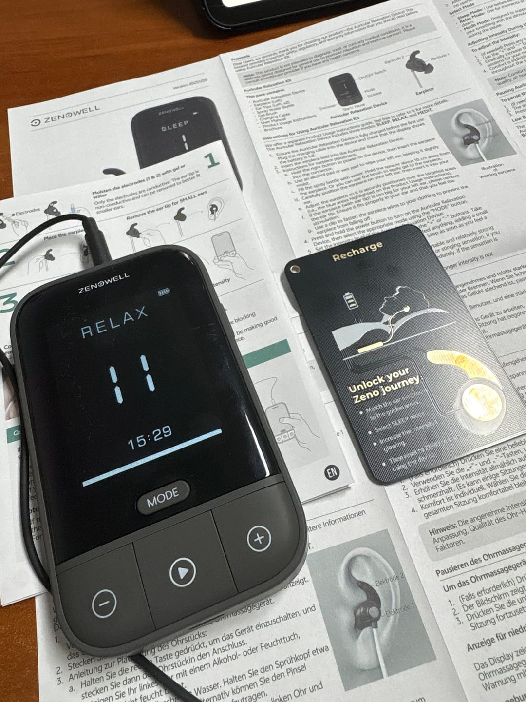 Customer photo review of ZenoWell Vita – Activates Vagus Nerve and Paves the Way to Calm