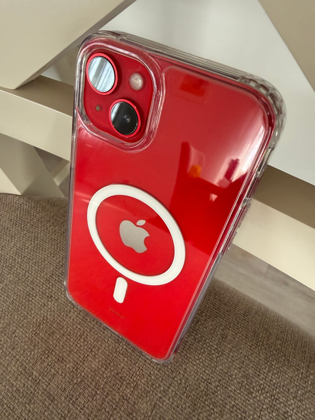 Customer photo review of MagSafe Military Protection Crystal Clear iPhone Case