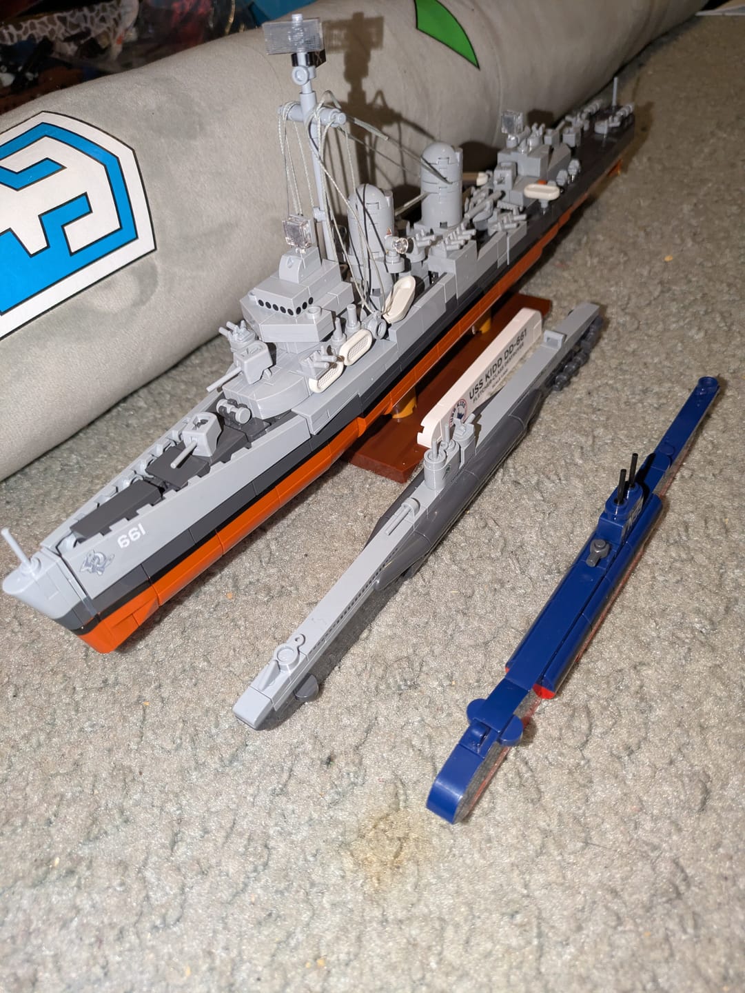 Customer photo review of COBI USS Kidd DD-661 Destroyer: Set #4866