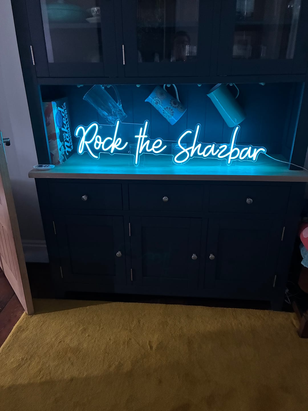 Customer photo review of Custom Neon: Rock the Shazba...