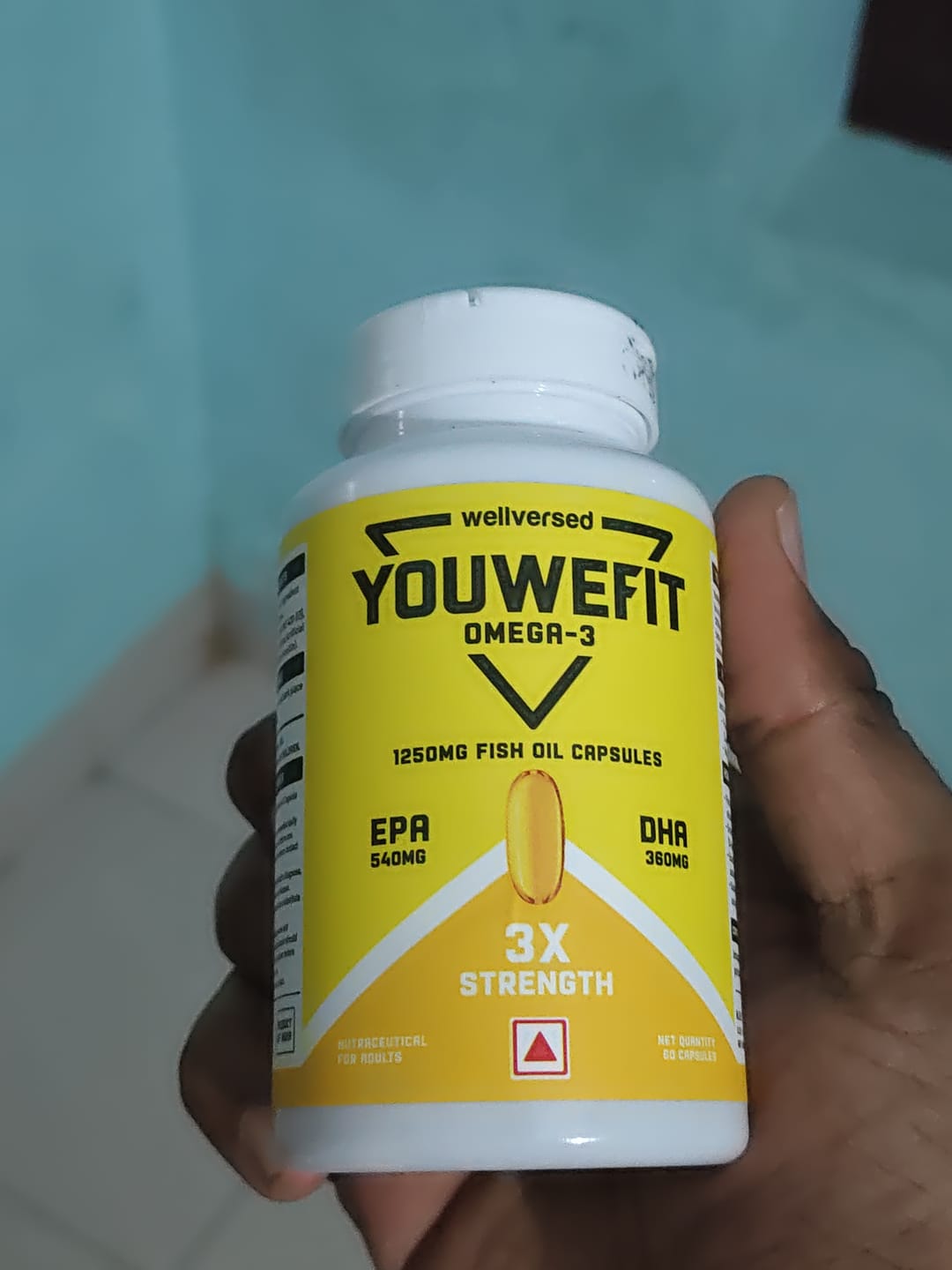 Customer photo review of YouWeFit Omega-3 Fish Oil (60 Capsules), 1250mg