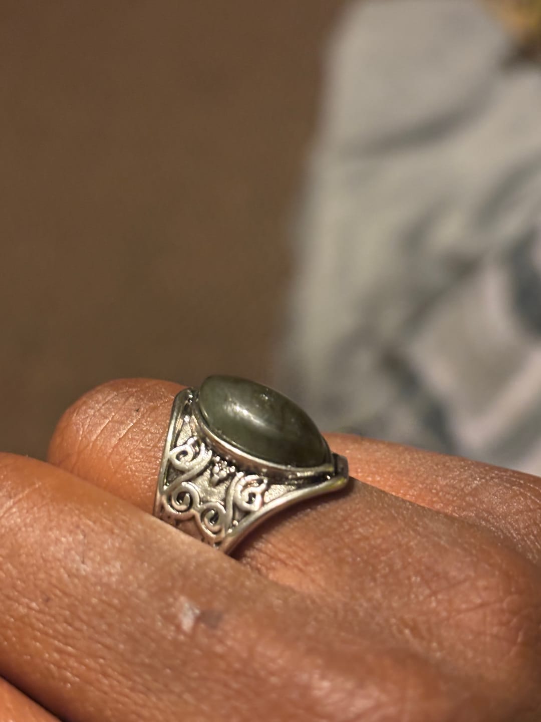 Customer photo review of Awakening Labradorite Ring