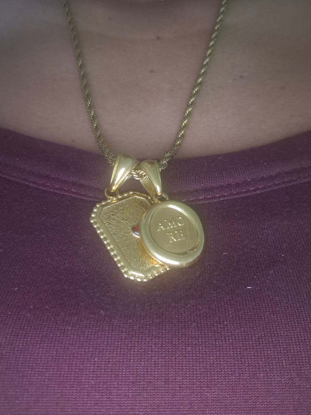 Customer photo review of Ciondolo "Amorino"