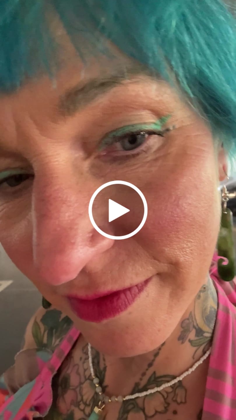 Customer video review of Drop Koru Pounamu Medium Earrings 50mm