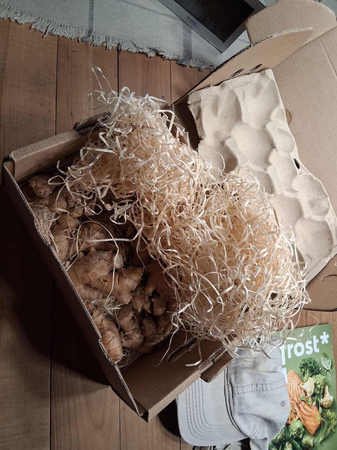 Customer photo review of Ingwer Bio aus Peru mit Schale verwertbar!