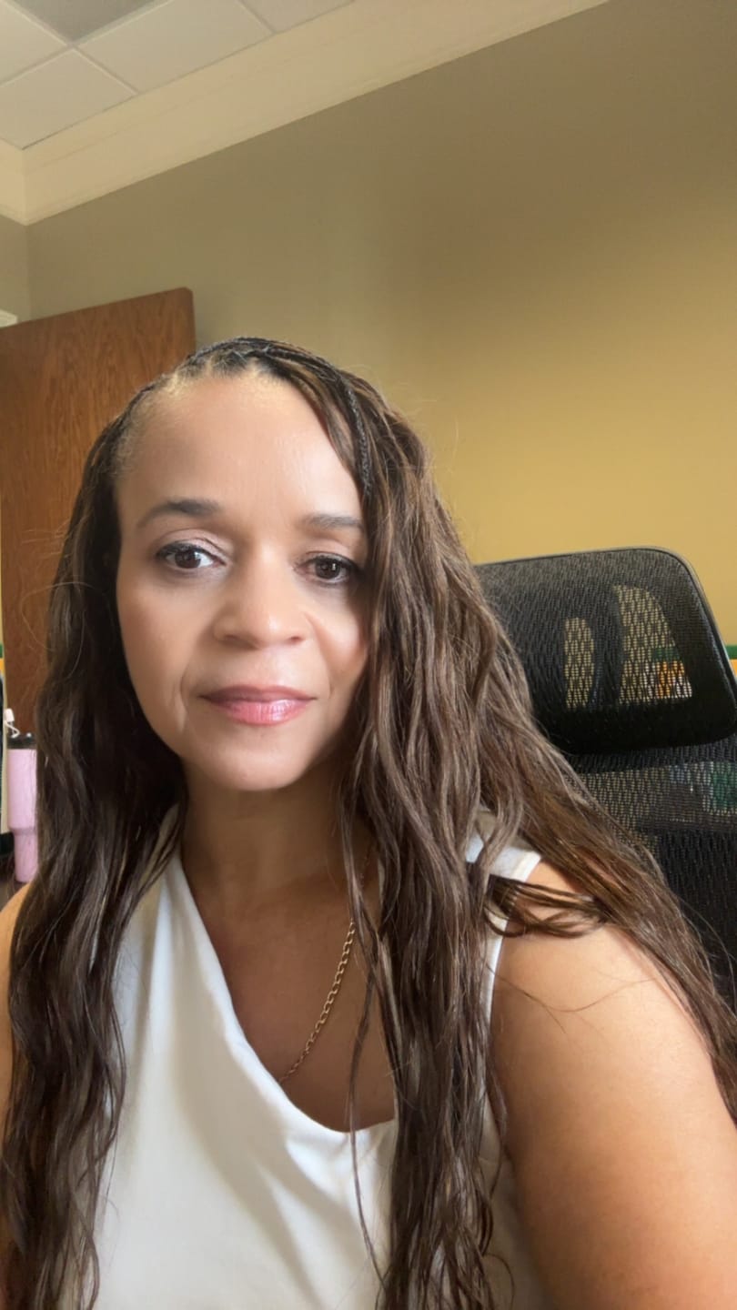 Customer photo review of #4 Medium Brown Body Wave Human Crochet Hair