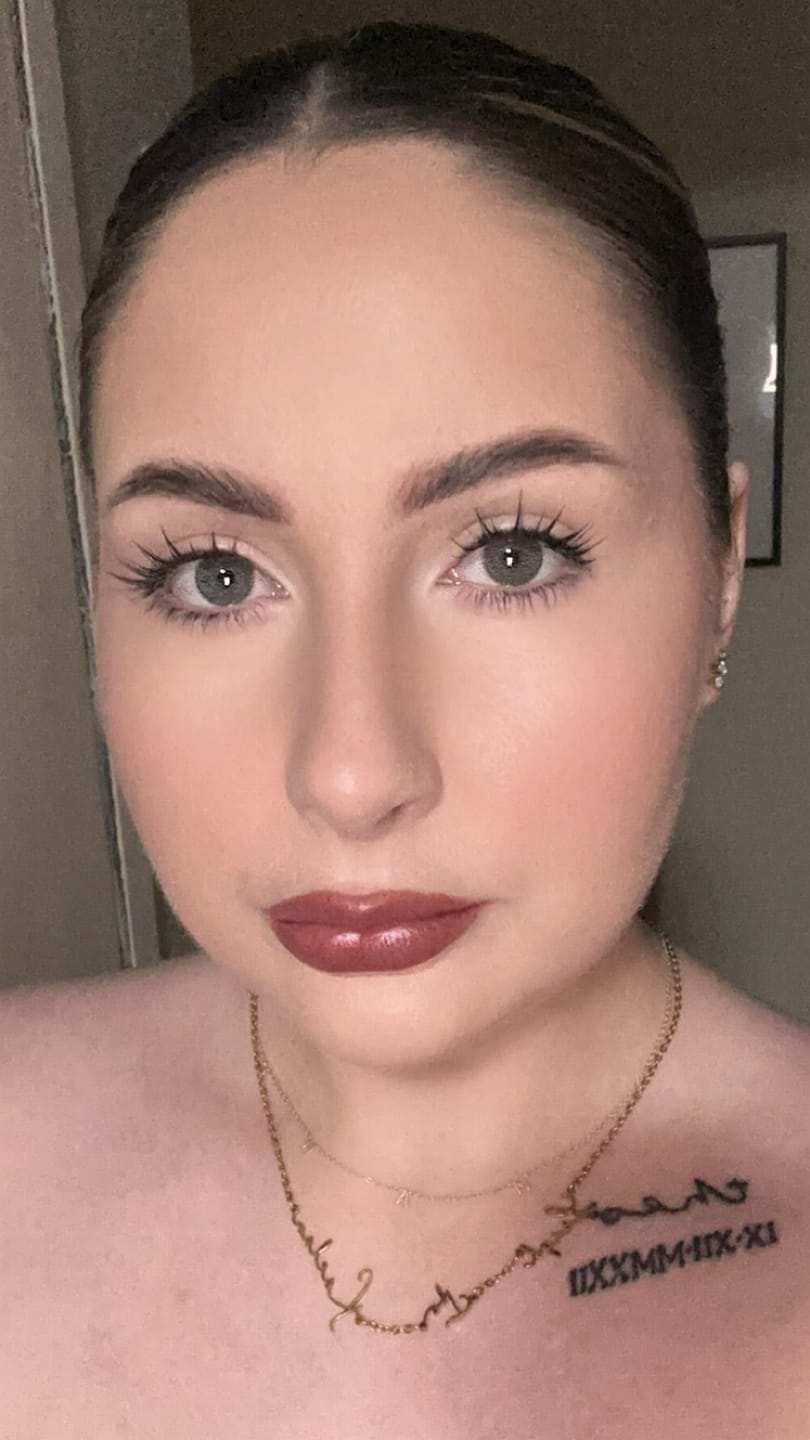 Customer photo review of ANIME Lash Clusters