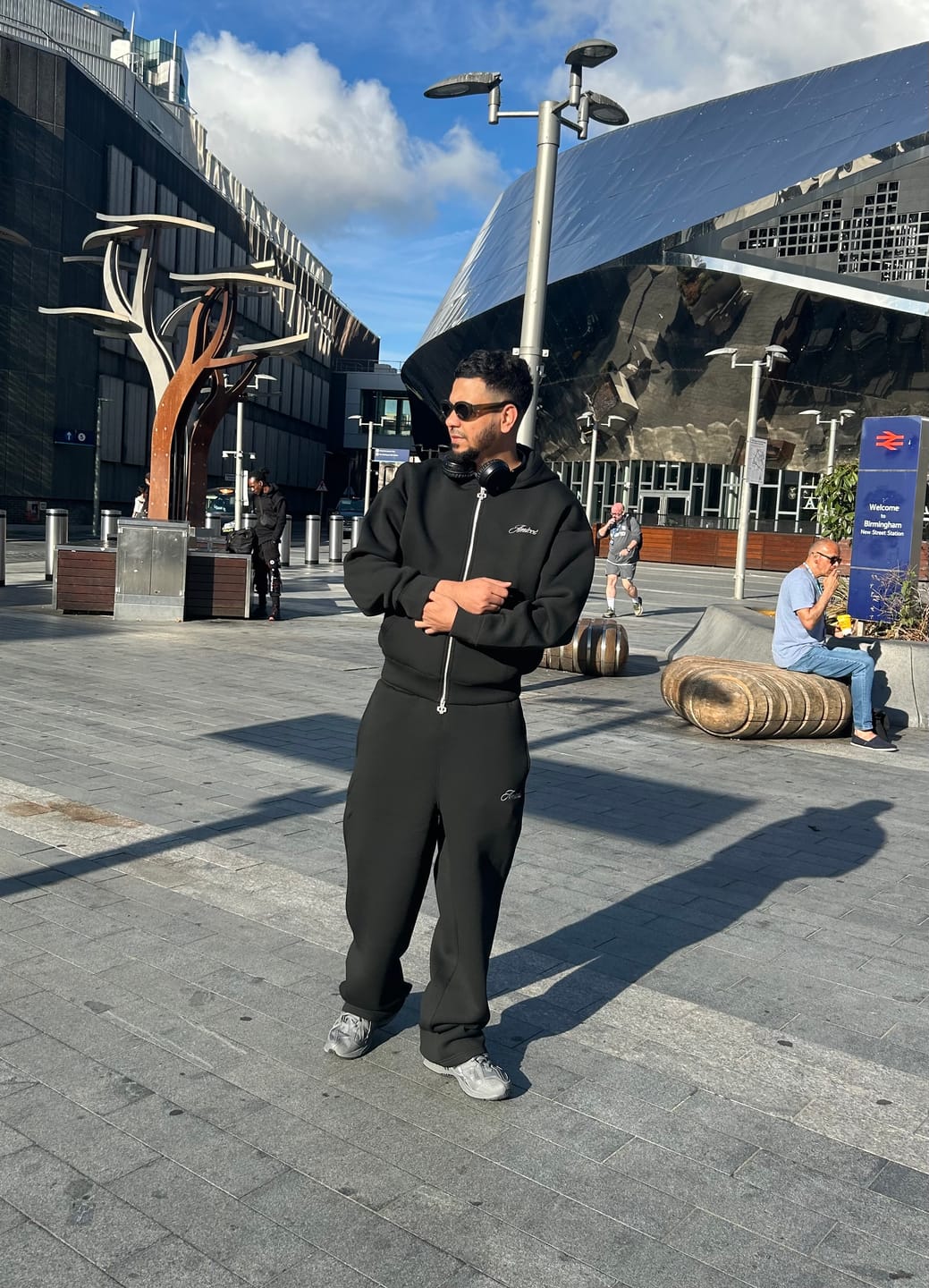 Customer photo review of Atelier Black Scuba Hoodie