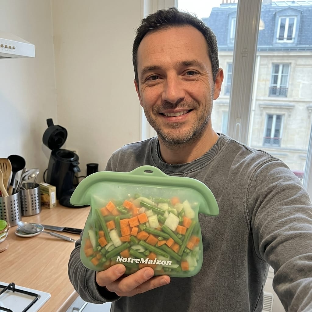 Customer photo review of Freshy™ | 1 Sac Réutilisable Qui Remplace 1 000 Sacs Plastique (1 Litre)