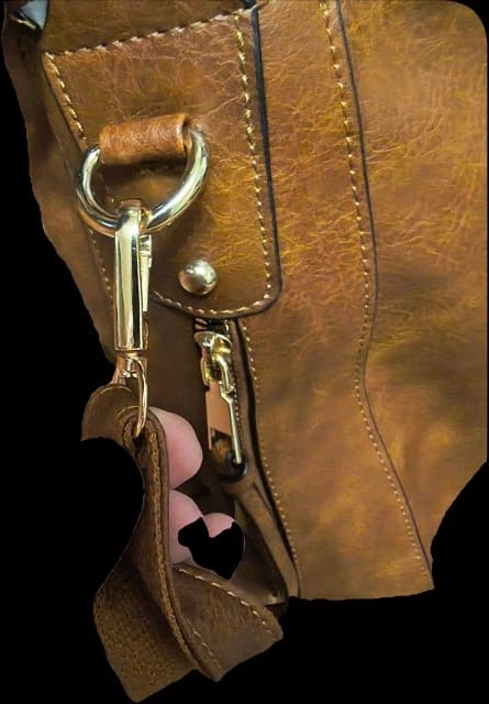 Customer photo review of Luxury Leather 3-Piece Hobo Bag Set