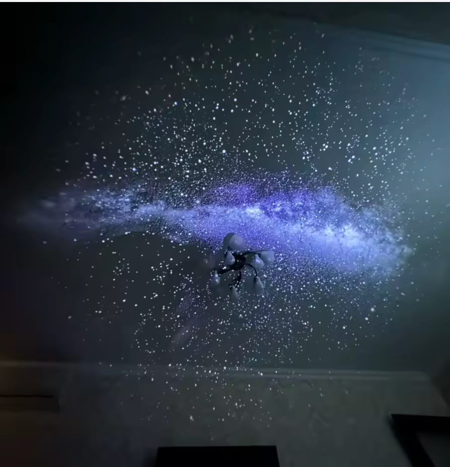 Customer photo review of Velora Galaxy Projector