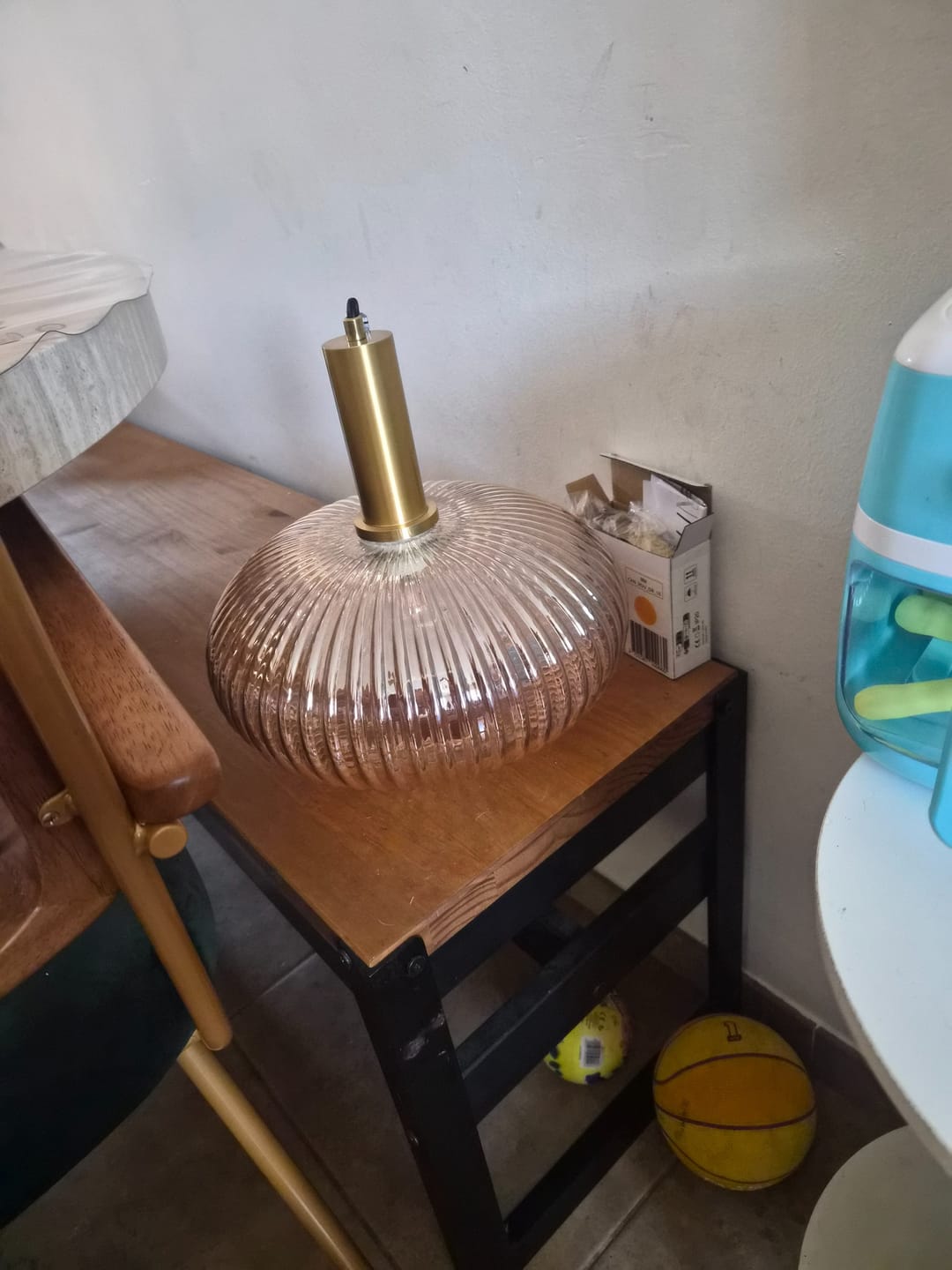 Customer photo review of Suspension chic en verre vintage CRISTALI | 1 Suspension