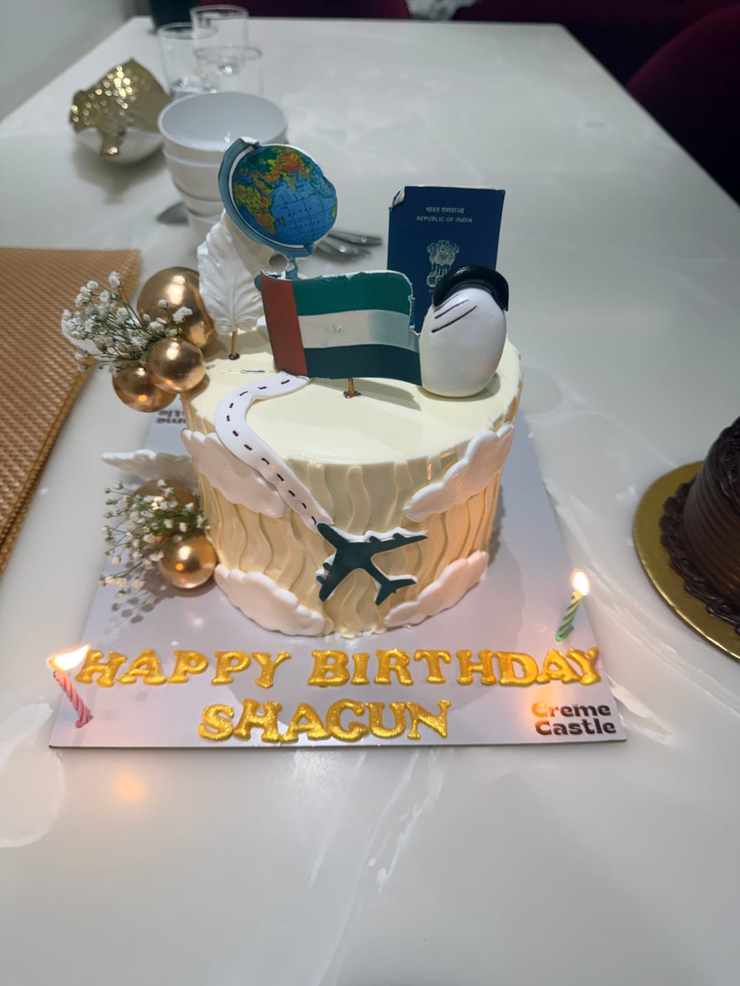 Customer photo review of Customized Flower Cake