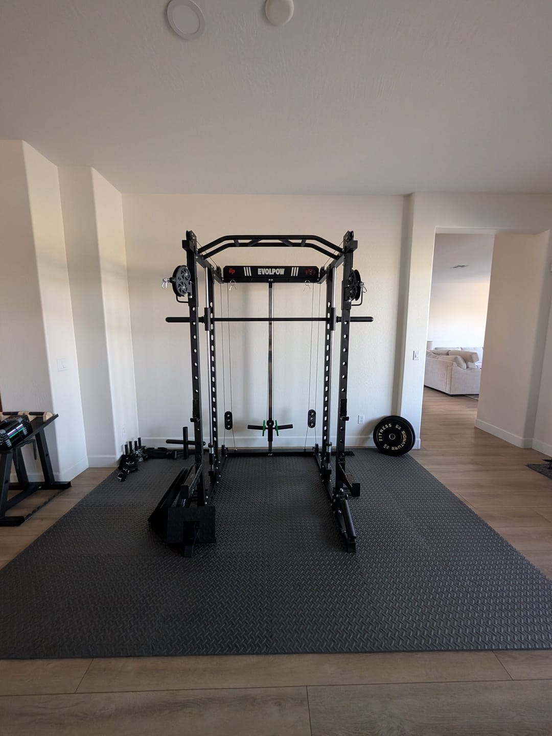 Customer photo review of EVOLPOW M2D Brute All-in-One Smith Machine Home Gym