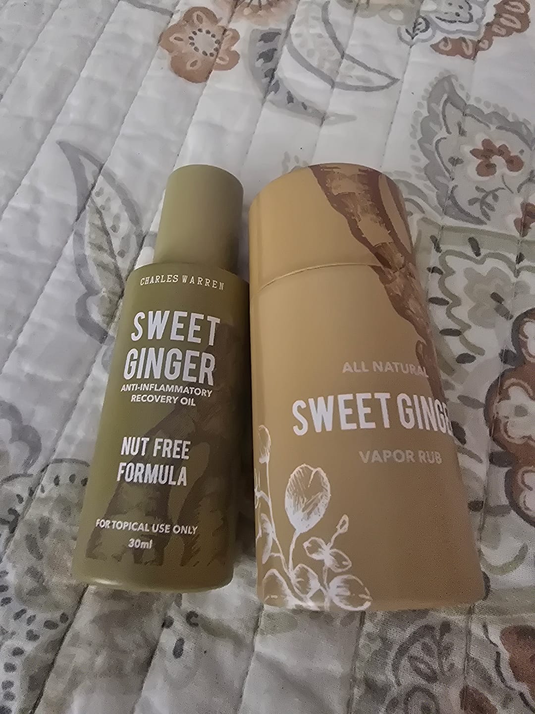 Customer photo review of [Nut-Free] Sweet Ginger Dry Oil for Sensitive Skin
