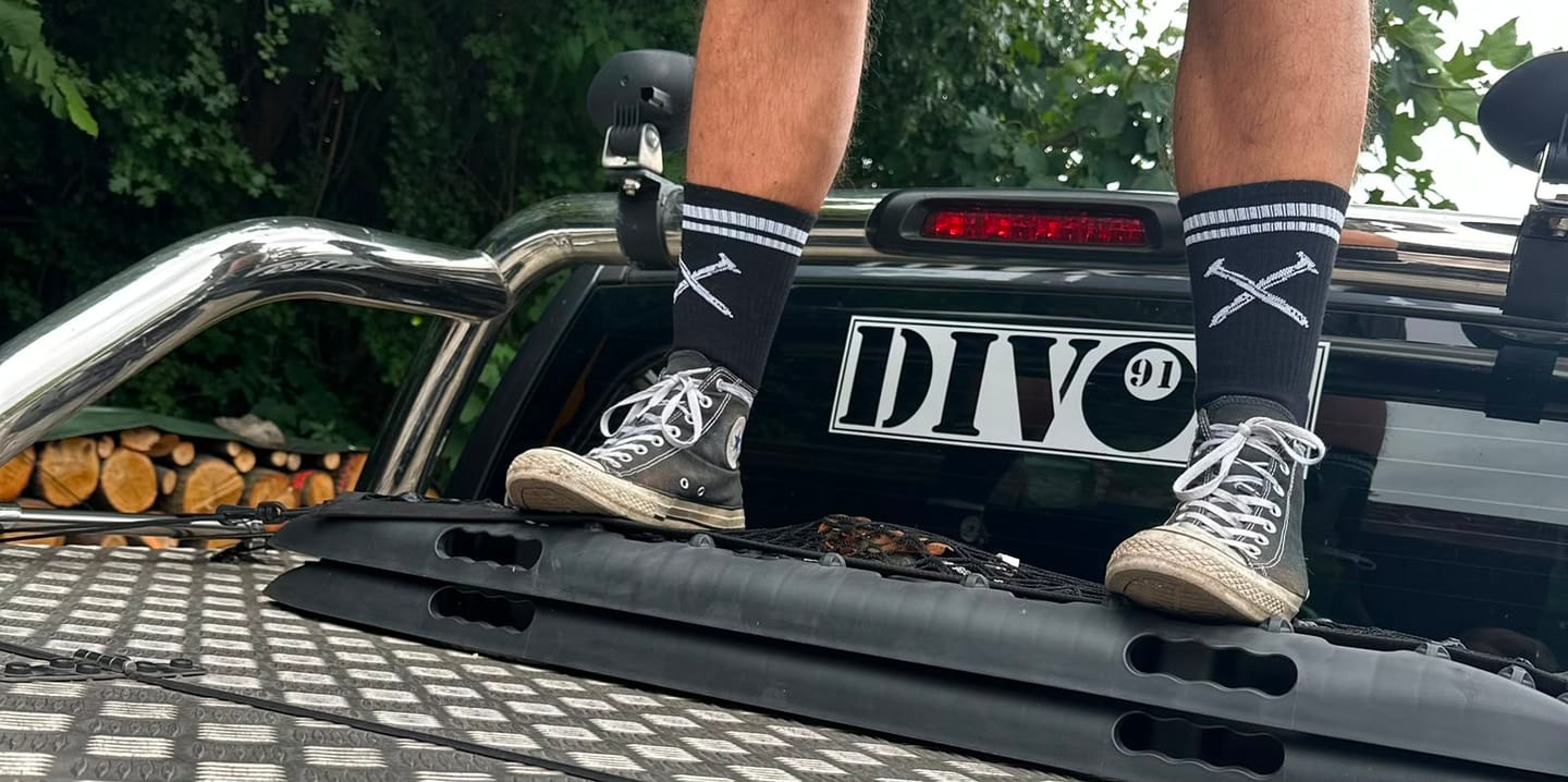 Customer photo review of PERFORMANCE CREW SOCKS | BLACK
