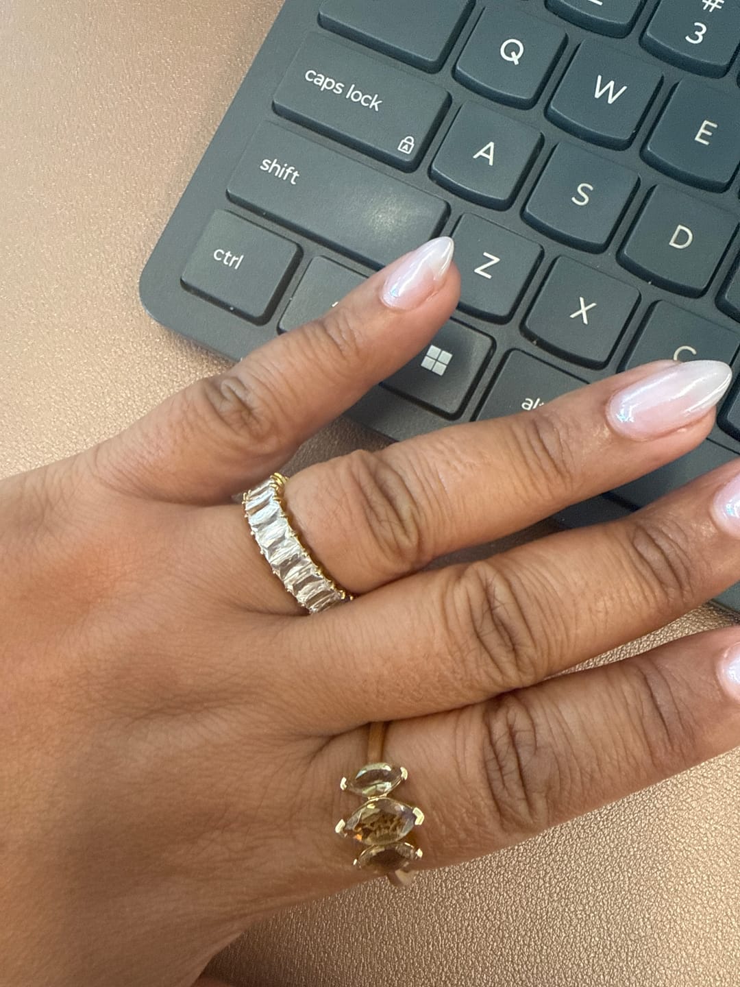 Customer photo review of Chiara Eternity Ring (Bundle)