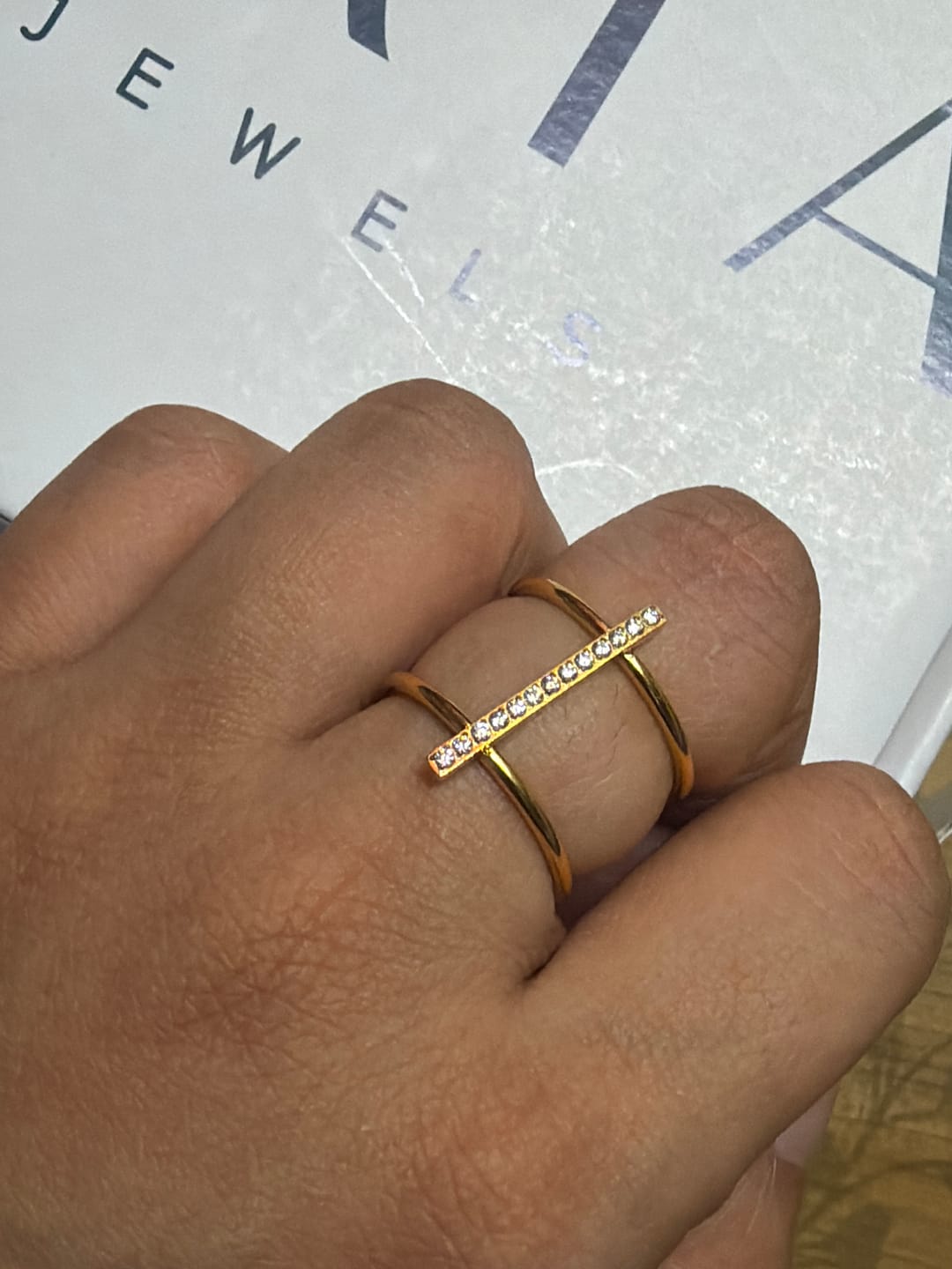 Customer photo review of Parallel Bar Ring