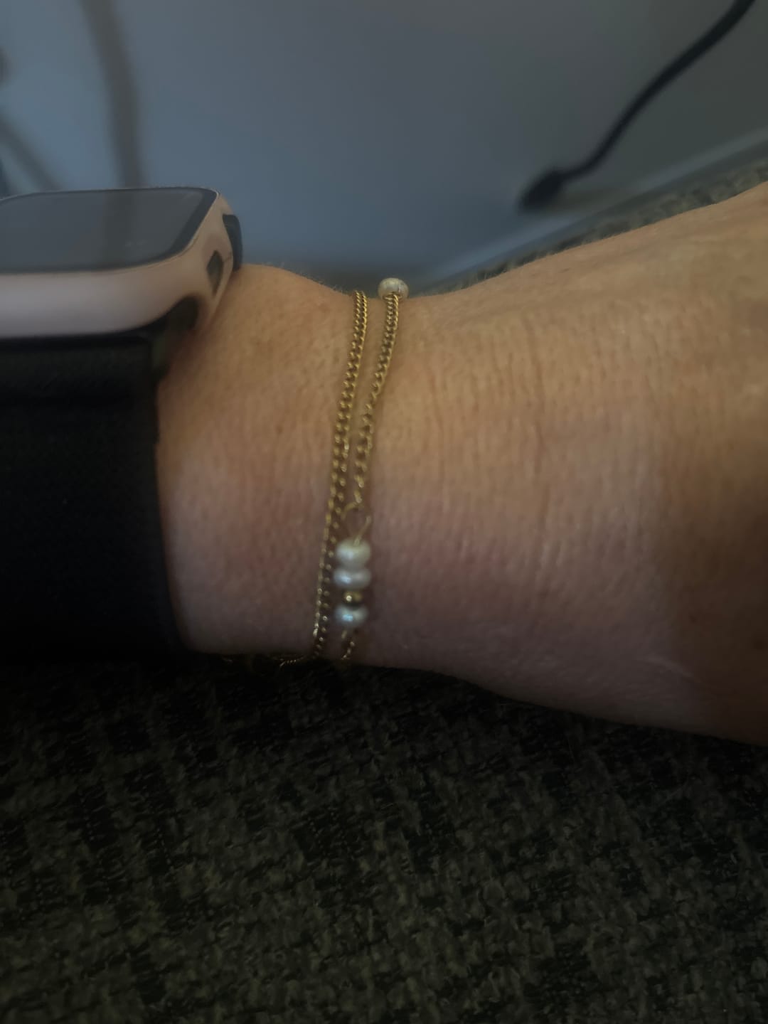 Customer photo review of Bondi Pearl Necklace